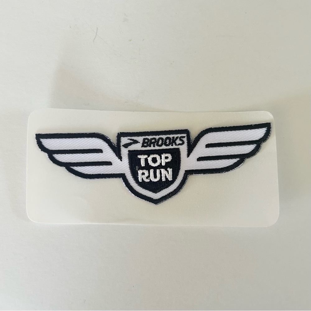 Brooks Running Top Run Wings Limited Edition Rare Iron On Patch (Brand New)